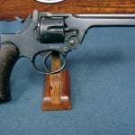 SOLD RARE RAF MARKED BRITISH 1938 ENFIELD NO2 MK1 REVOVLER...UN-MODIFIED WITH HAMMER SPUR....NICE!