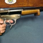 SOLD VERY RARE 1944 EEU CODE  KRIEGSMARINE "SLd" DOUBLE BARREL STAR SIGNAL PISTOL.......U-BOAT FLARE GUN!