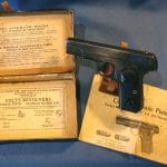 SOLD COLT 1908 POCKET HAMMERLESS .380 VERY SHARP WITH THE BOX