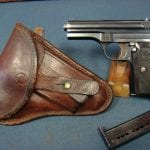 SOLD 1938 Cz24 PISTOL........CZECH ARMY PISTOL/NAZI RE-ISSUE.......FULL RIG.....MINT CRISP!