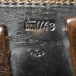 SOLD H-166 bml-Hans Romer Mint 1943 P38 Hardshell Holster