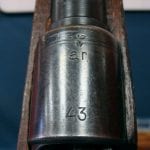 SOLD VERY SCARCE DUAL CODE ar 43 MARKED/ SAUER E/37 ASSEMBLED K98k MAUSER RIFLE......ALL MATCHING.......NICE!