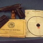 SOLD ARGENTINE MODELO 1927 COLT .45 AUTO NEW IN BOX 1952 PROD