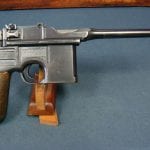 Sold - WWI GERMAN ARMY ISSUE MAUSER 1896/12 "BROOMHANDLE" PISTOL..... 7.63 m/m.....VERY SHARP