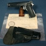 SOLD FRENCH 1935A NAZI MARKED WITH CAPTURE PAPERS