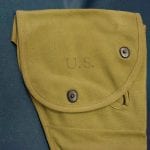 SOLD SCARCE US WW2 M1A1 PARATROOPER JUMP BAG...RARE KHAKI 1943 ALLTEX PRODUCTS INC...MINT!