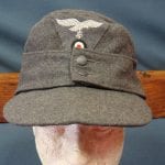 Sold ORIGINAL GERMAN LUFTWAFFE M43 ENLISTED MANS CAP LARGE