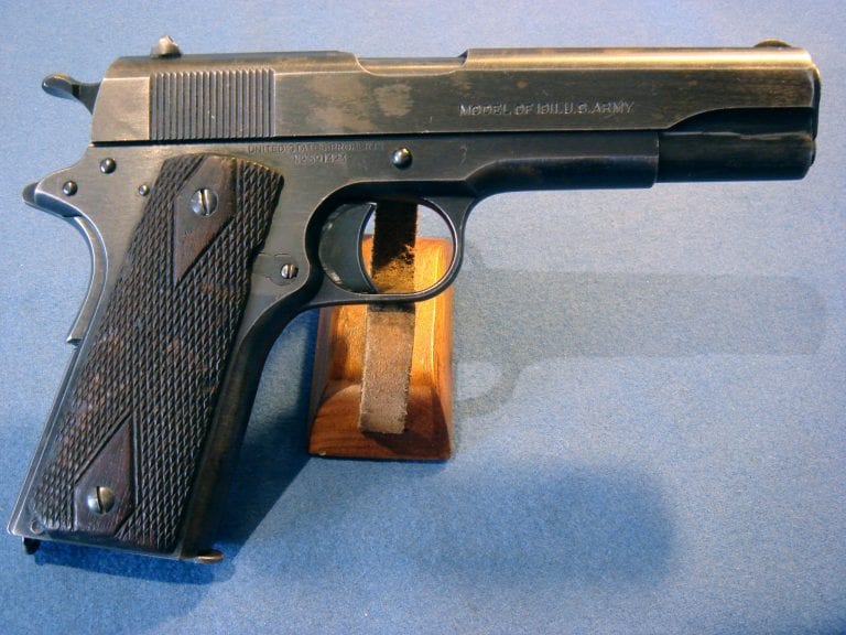 SOLD COLT 1911 BLACK ARMY 1919 LATE PRODUCTION EXAMPLE - Pre98 Antiques