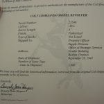 SOLD US WW2 COLT COMMANDO .38 SPECIAL 4 INCH OSS ISSUE