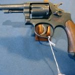 SOLD US NAVY RARE RED LETTER SMITH AND WESSON VICTORY MODEL