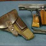 SOLD EXCEPTIONAL VERY EARLY PRODUCTION FEMARU JHV 41 PISTOL....... FULL LUFTWAFFE TROPICAL RIG 2 MATCHING MAGS
