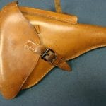 SOLD NEW CONDITION ORIGINAL 1940 DATED TAN LUGER HOLSTER