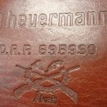 ULTRA RARE AKAH MADE THEUERMANN DROPPING HOLSTER FOR THE WALTHER PPK PISTOL....BEAUTIFUL TAN LEATHER....MINTY!