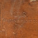 H-244... US WW2 COLT 1911 Holster marked GRATON & KNIGHT CO. 1943...Great Condition!