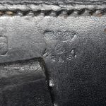 SOLD H-258... cga 41 SATTLER Tapezierer 1941 P.38 Hardshell Holster....ULTRA RARE MAKER