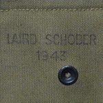 H-235... Khaki U.S. M1-CARBINE MAG POUCH.. LAIRD SCHOBER 1943