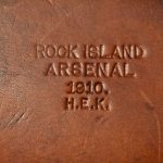 H-178... HOLSTER For Colt 1900 Series US ARMY 38 Revolvers.. ROCK ISLAND ARSENAL-1910 H.E.K.