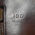 H-255... US WW1 COLT 1911 Holster marked HOY 1917 J.J.M...Great Condition!