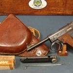 SOLD LATE WAR  JAPANESE TYPE 14 NAMBU.... 20.2 DATE......TWO MATCHING MAG FULL RIG......MINT SHARP WITH 2 BOXES OF AMMO!