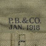 H-273 WW1 1911 Double Mag Pouch..Dated 1918, P.B. & CO.