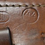 SOLD - H-280... ndk 1944 P.38 Hardshell Holster........Very Rare Polish Made........SS MARKED ON INSIDE FLAP!