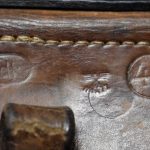 SOLD - H-285...VERY RARE LUFTWAFFE 1944 CONTRACT POLISH MADE  ndk P.38 1944 Brown  Leather Hardshell Holster