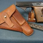 SOLD MAUSER HSc PISTOL....... E/135 PROOFED..........EARLY 1944..... FULL RIG......MINT CRISP!