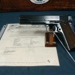SOLD EXCEPTIONAL AND IMPORTANT 1940 PRE WAR COLT 1911A1 NATIONAL MATCH AUTOMATIC PISTOL.......STUNNING!!!