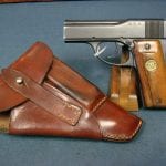 SOLD VERY SCARCE WIENER WAFFENFABRIK "BIG" 7.65mm LITTLE TOM PISTOL........MINT WITH HOLSTER! SELDOM EVER SEEN!