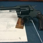 SOLD US WW2 COLT COMMANDO REVOLVER .38 SPECIAL 4 INCH...SHIPPED TO THE US MARITIME COMMISION