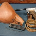 SOLD LATE WAR  JAPANESE TYPE 14 NAMBU.... 19.2 DATE......FEB, 1944 .....TWO MATCHING MAG FULL RIG......MINT SHARP!