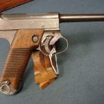 SOLD - LAST DITCH TYPE 14 NAMBU PISTOL.......IN THE WHITE......ASSEMBLED OUT OF PARTS......END OF WAR