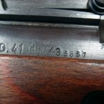 SOLD EXCEPTIONAL GERMAN WW2 DUV41 CODED G.41 SEMI-AUTO RIFLE.....ALL MATCHING AND STUNNING