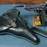 SOLD - WALTHER AC41 P.38 PISTOL....... MINT CRISP FULL RIG WITH TWO MATCHING MAGS.....