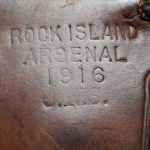 SOLD H-322 US WW1 Rare 1st year 1916 dated Rock Island Arsenal made M-1916 holster for the Colt  1911 Pistol.....mint!