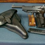 SOLD cyq P.38 #3215b.......VERY EARLY 1943 PRODUCTION.....FULL RIG....MINT!