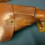 H-842 Mint Condition Tan Leather dla44 (Karl Barth) Nazi High Power holster