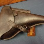 H-407  1938 Brown Hardshell German Army Luger Holster
