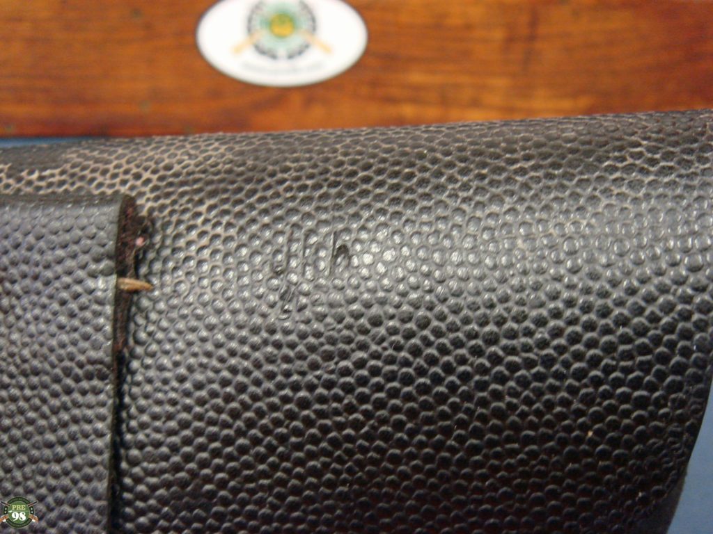 h-411 jkh4 coded (Carl Busse, Mainz) black pebble grain leather holster ...