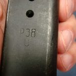 M-20 late war U marked jvd P.38 mag......rare