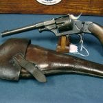 SOLD - SCARCE MAUSER MADE M1879 REICHS REVOLVER.......WITH RARE HOLSTER........VERY SHARP!