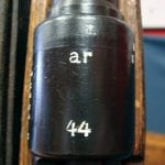 Sold - VERY SCARCE RARE CODE AR44 K98k MAUSER RIFLE....... MINT & ALL MATCHING WITH 44 SLING....PICTURED IN BACKBONE OF THE WERHMACHT