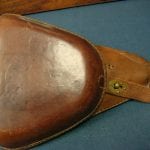 SOLD H-412 Mint  Early Type Japanese Type 14 Nambu Leather Clamshell holster