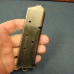 VERY RARE EARLY COLT 1911 TYPE 1 STEP BASE BOTTOM MAG FOR PISTOLS IN THE 1 -4500 RANGE