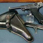 SOLD EXCEPTIONAL byf42 "BLACK WIDOW" LUGER......... MINT CRISP STUNNING RIG.....RARE PIGSKIN HOLSTER ALL YOU NEED IN A NAZI LUGER!!!