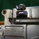 SOLD PRE WAR COMMERCIAL MAUSER C96 BROOM HANDLE PISTOL WITH THE ORIGINAL MATCHING STOCK.....MINT CRISP!