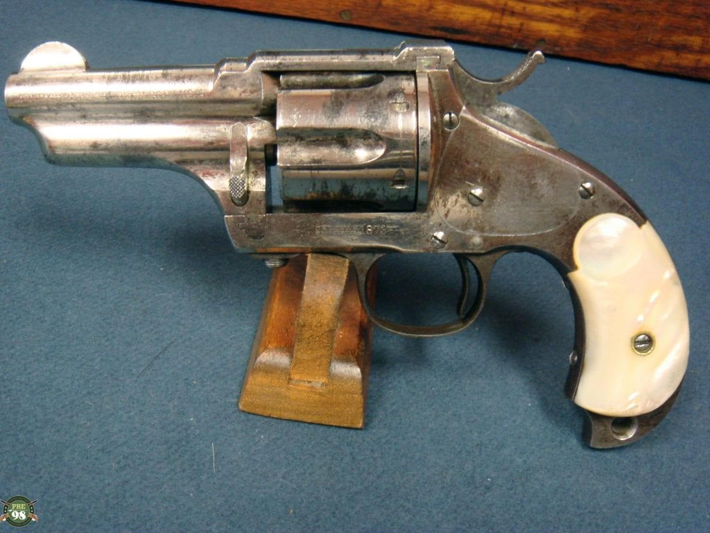 sold CIRCA 1883 MERWIN HULBERT 3RD MODEL POCKET ARMY REVOLVER.....44-40 ...