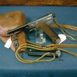 SOLD LATE WAR  JAPANESE TYPE 14 NAMBU.... 19.8 DATE......AUG, 1944 .....1 MATCHING MAG FULL RIG WITH RARE LANYARD!