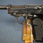 SOLD IMPORTANT UNOBTAINABLEY RARE WALTHER 2ND VARIATION ZERO SERIES P.38 PISTOL WITH ALTERED SLIDE MARKING......VERY SHARP!