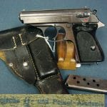SOLD NAZI SS ISSUE WALTHER PPK....WARTIME TYPE 6 VARIANT......MATCHING MAG.... ULTRA RARE SS POLICE MARKED HOLSTER.....NICE!!!